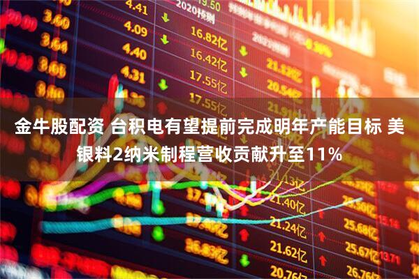 金牛股配资 台积电有望提前完成明年产能目标 美银料2纳米制程营收贡献升至11%